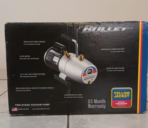 Bomba de vacio BULLET ™ de 3 CFM Yellow Jacket