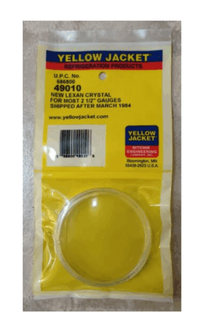 Cristal para manometros de 2-1/2" (68 mm) Yellow Jacket