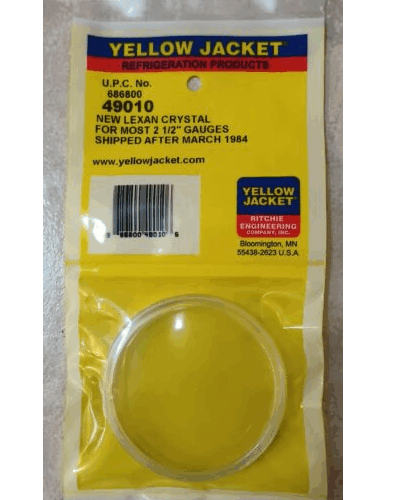 Cristal para manometros de 2-1/2" (68 mm) Yellow Jacket
