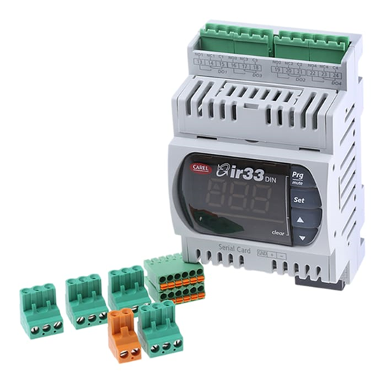 Controlador  IR 33 (Para riel DIN) Carel