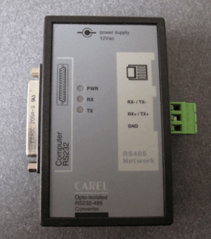 Convertidor RS 232 / RS 485 optpaislado Carel