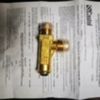 Valvula de Seguridad 1/2" NPT x 5/8" SAE